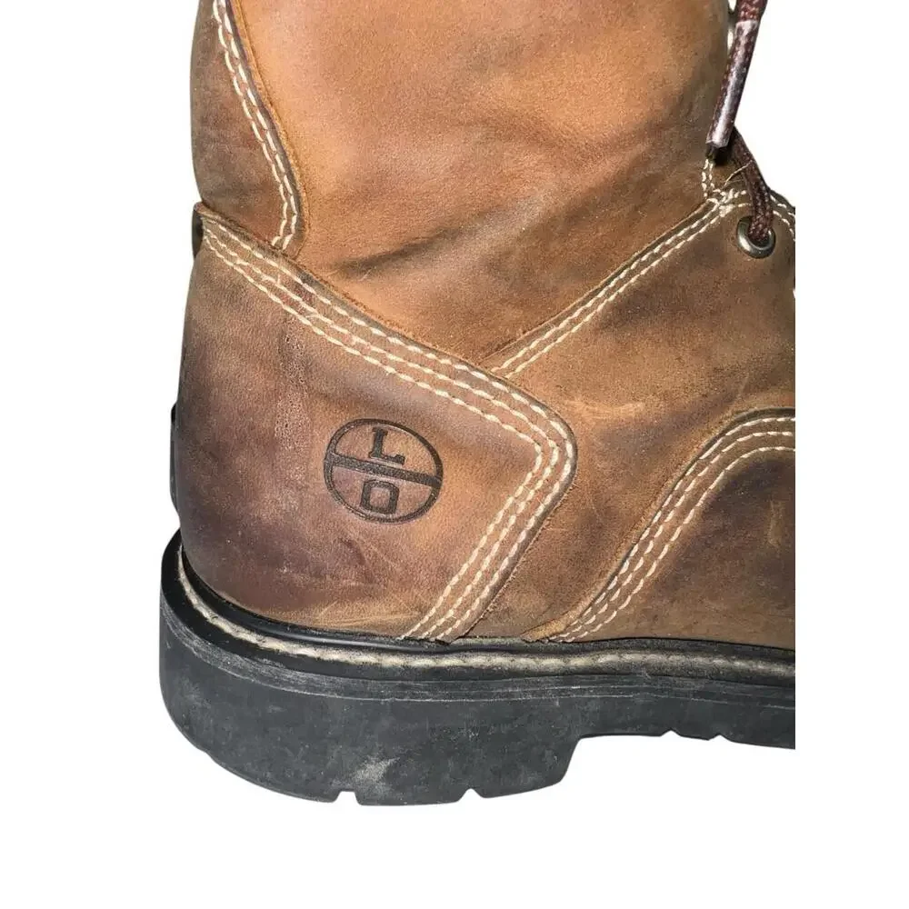 Lincoln‎ Outfitters L8S13 2 sizes Men's 10.5M & 10M Steel Toe Logger Work Boots